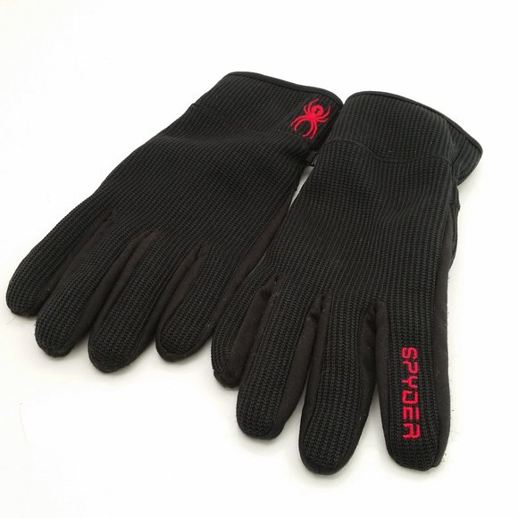 Black Spyder Core Conduct Gloves Size XL - Picture 1 of 2